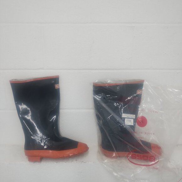 Boss rubber steele shank boots 10 & med Boss high vis jacket main image 4